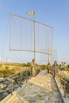 Ayia Napa Prints: The Argo bridge in Ayia Napa Sculpture Park, Ayia Napa, Famagusta District, Cyprus