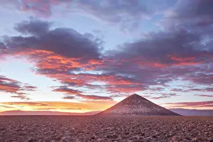 Cordillera Prints: The Arita Cone (Cono de Arita) at sunrise in the Arizaro Salt Flat