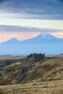 Images Dated 11th December 2013: Armenia, Aragatsotn, Yerevan, Amberd fortress located on the slopes of Mount Aragats