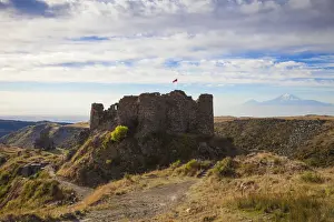 Amberd Prints: Armenia, Aragatsotn, Yerevan, Amberd fortress located on the slopes of Mount Aragats