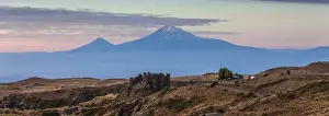 Pano Prints: Armenia, Aragatsotn, Yerevan, Amberd fortress located on the slopes of Mount Aragats