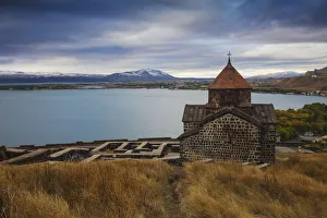 Snowcapped Prints: Armenia, Lake Seven, Sevanavank monastery