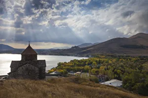 Lake Seven Prints: Armenia, Lake Seven, Sevanavank monastery