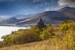 Lake Seven Prints: Armenia, Lake Seven, Sevanavank monastery