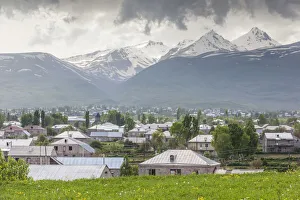 Armenia, Shenavan, village and Mt. Aragats