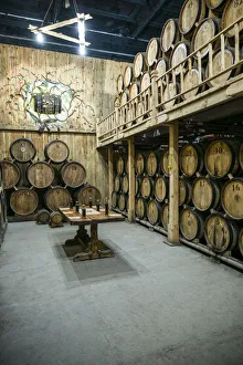 Armenia, Switzerland of Armenia area, Ijevan, Ijevan Wine Factory, wine cellar