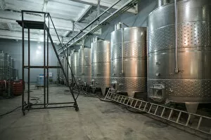 Images Dated 20th September 2018: Armenia, Switzerland of Armenia area, Ijevan, Ijevan Wine Factory, modern wine