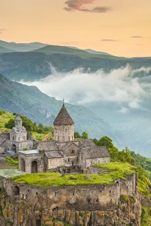 Armenia, Tatev, Tatev Monastery, 9th century, high angle view
