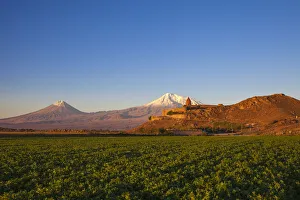 Armenia, Yerevan, Ararat plain, Khor Virap Armenian Apostolic Church monastery