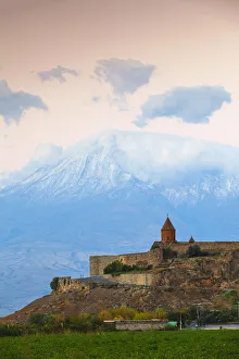 Armenia, Yerevan, Ararat plain, Khor Virap Armenian Apostolic Church monastery