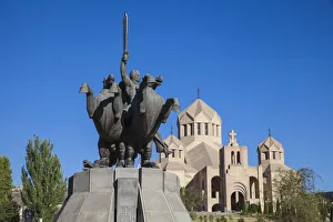 War Memorial Prints: Armenia, Yerevan, Kentron District, Surp Grigor Lusavorich Yekeghetsi Cathedral