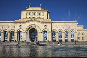 Yerevan Prints: Armenia, Yerevan, Rebublic Square, State Museum of Armenian History