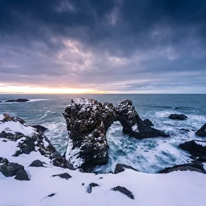 Snaefellsness Prints: Arnarstapi stacks, Snaefellsness peninsula, northern Iceland