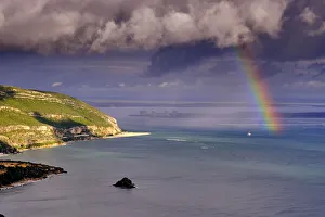 Arrabida Nature Park and the Atlantic Ocean. Setubal, Portugal
