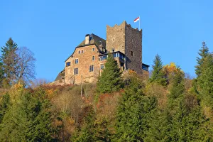 Images Dated 27th November 2018: Arras castle, Alf, Mosel valley, Rhineland-Palatinate, Germany
