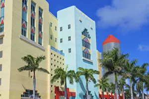 Building Structure Prints: Art Deco District, Miami beach, Miami, Florida, USA