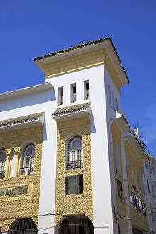 Art Deco Newspaper Building, Casablanca, Morocco, North Africa