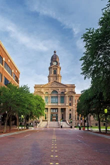 Images Dated 21st August 2023: Art Deco Tarrant County Courthouse, Fort Worth, Texas, USA