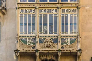 Palma Prints: Art Nouveau architecture, Palma, Mallorca (Majorca), Balearic Islands, Spain