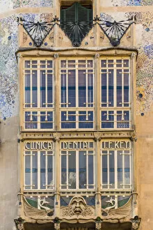 Images Dated 6th October 2017: Art Nouveau architecture, Palma, Mallorca (Majorca), Balearic Islands, Spain