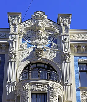 Art Nouveau house, Riga, Latvia