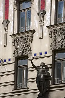 Art Nouveau Style Architecture (Also Known as Jugendstil Architecture Designed by