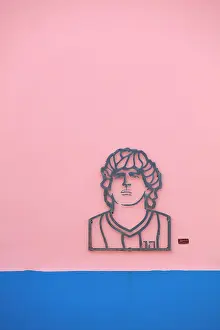 Caminito Prints: An artistic installation representing Diego Armando Maradona in the Caminito