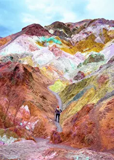Lowest Point United States Prints: Artists colorful Palette, Bad Lands Artists Drive Death Valley National Park