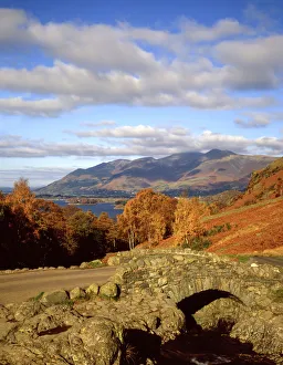 Faraway Prints: Ashness Bridge in Autumn, Lake District, Cumbria, England