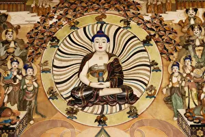 Images Dated 10th April 2019: Asia, China, Shanghai, Jing an District, Buddhist temple, West Nanjing Road