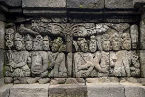 Frieze Prints: Asia, Indonesia, Java, Yogyakarta, Magelang, Borobudur, or Barabudur, a 9th-century