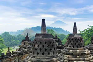 Asia, Indonesia, Java, Yogyakarta, Magelang, Borobudur, or Barabudur, a 9th-century