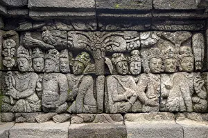 Asia, Indonesia, Java, Yogyakarta, Magelang, Muntilan, Borobudur Unesco World Heritage