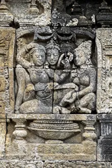 Asia, Indonesia, Java, Yogyakarta, Magelang, Muntilan, Borobudur Unesco World Heritage