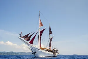Asia, Indonesia, Spice Islands, Maluku, a traditional Lamba (or lambo