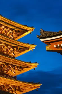 Images Dated 23rd May 2013: Asia, Japan, Honshu, Tokyo, Asakusa, Senso-ji temple, also known as Asakusa Kannon-do