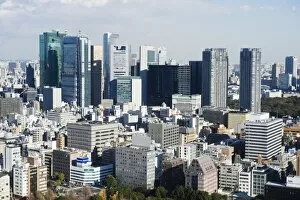 Sky Scraper Gallery: Asia, Japan, Tokyo, city skyline view from Tokyo Tower