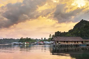 Asia, Southeast Asia, Indonesia, Spice Islands, Maluku, Seram island, the cabins of