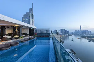 Saigon Gallery: Asia, Vietnam, Ho Chi Minh City, Hotel pool (DM)