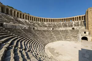Images Dated 21st November 2019: Aspendos Amphitheatre, Antalya, Turkey