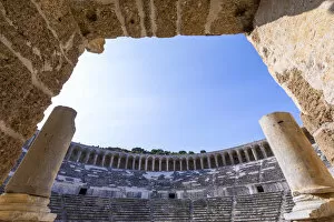 Images Dated 19th November 2019: Aspendos Amphitheatre, Antalya, Turkey
