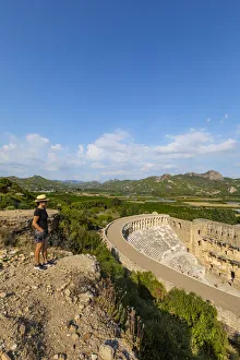 Images Dated 19th November 2019: Aspendos Amphitheatre, Antalya, Turkey