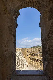 Images Dated 19th November 2019: Aspendos Amphitheatre, Antalya, Turkey