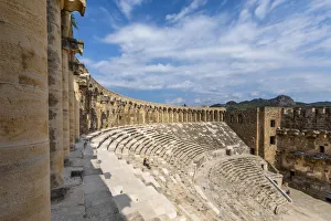 Images Dated 19th November 2019: Aspendos Amphitheatre, Antalya, Turkey