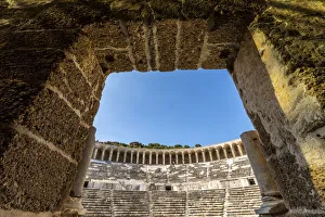 Images Dated 19th November 2019: Aspendos Amphitheatre, Antalya, Turkey