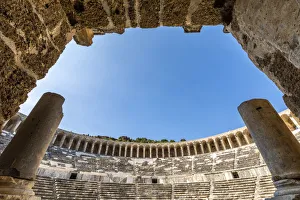 Images Dated 19th November 2019: Aspendos Amphitheatre, Antalya, Turkey