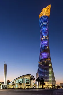 Images Dated 1st February 2017: Aspire Tower, also known as The Torch Doha, Doha, Qatar