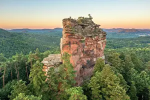 Deutsch Prints: Asselstein rock, Annweiler am Trifels