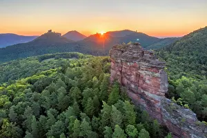 Light Prints: Asselstein rock and Trifels castle