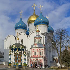 Images Dated 24th March 2016: Assumption Cathedral (1559-1585), Trinity Lavra of St